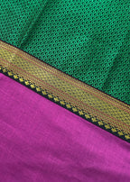 Khun Cushion Cover - Green + Pink
