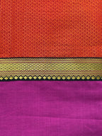 Festive Cushion Cover - Pink Khun + Orange