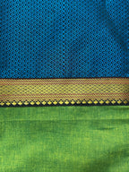 Khun Cushion Cover -  Blue + Green