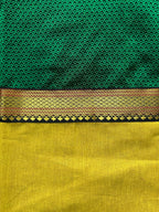 Khun Cushion Cover - Green & Yellow