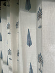 Heritage Curtain - Blue