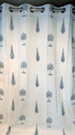 Heritage Curtain - Blue