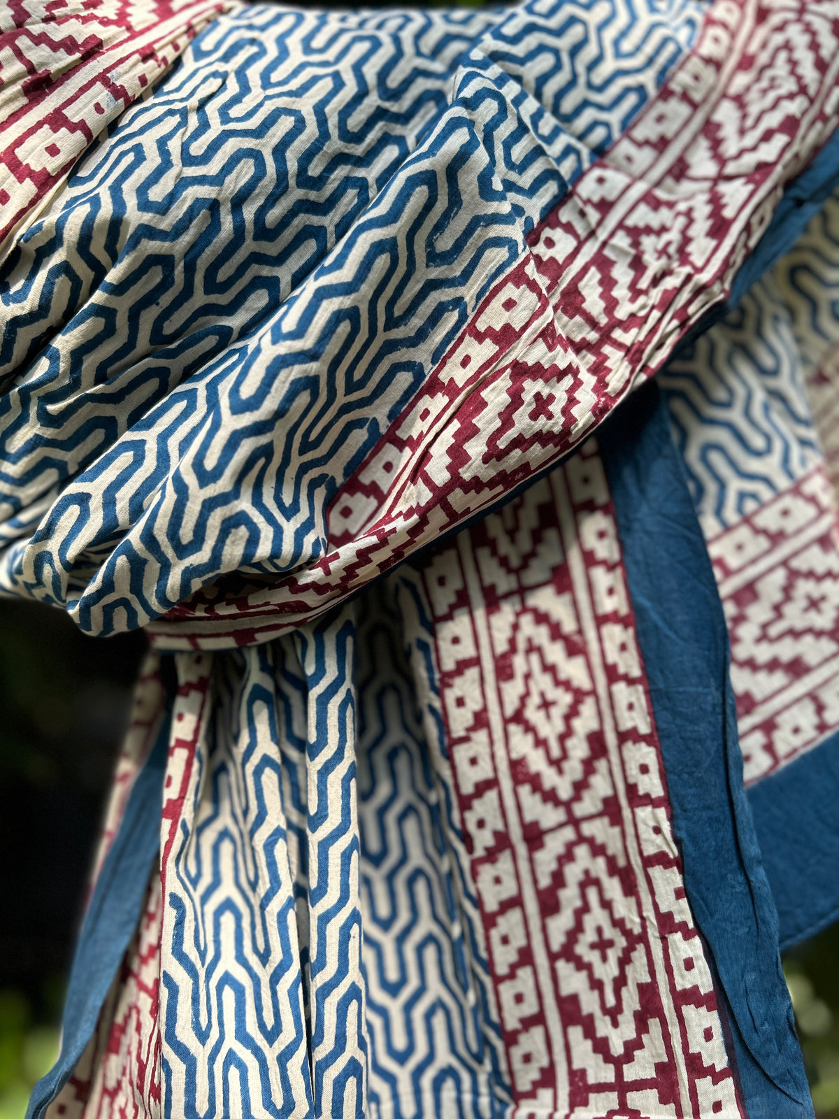 Block Printed Cotton Stole