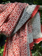 Block Printed Cotton Stole