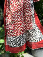 Block Printed Cotton Stole