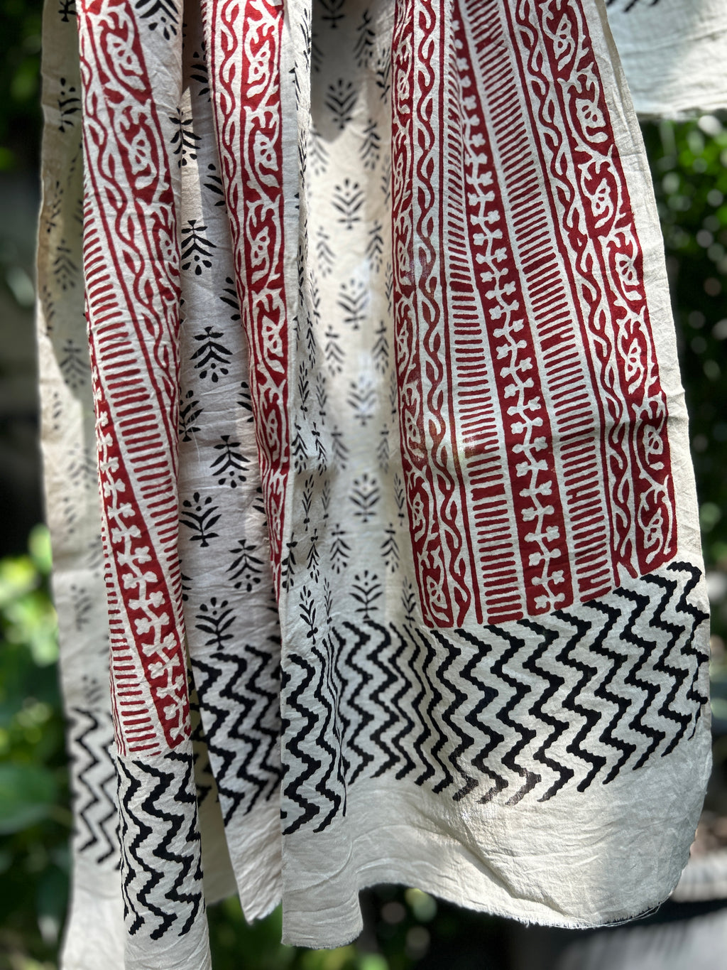 Block Printed Cotton Stole