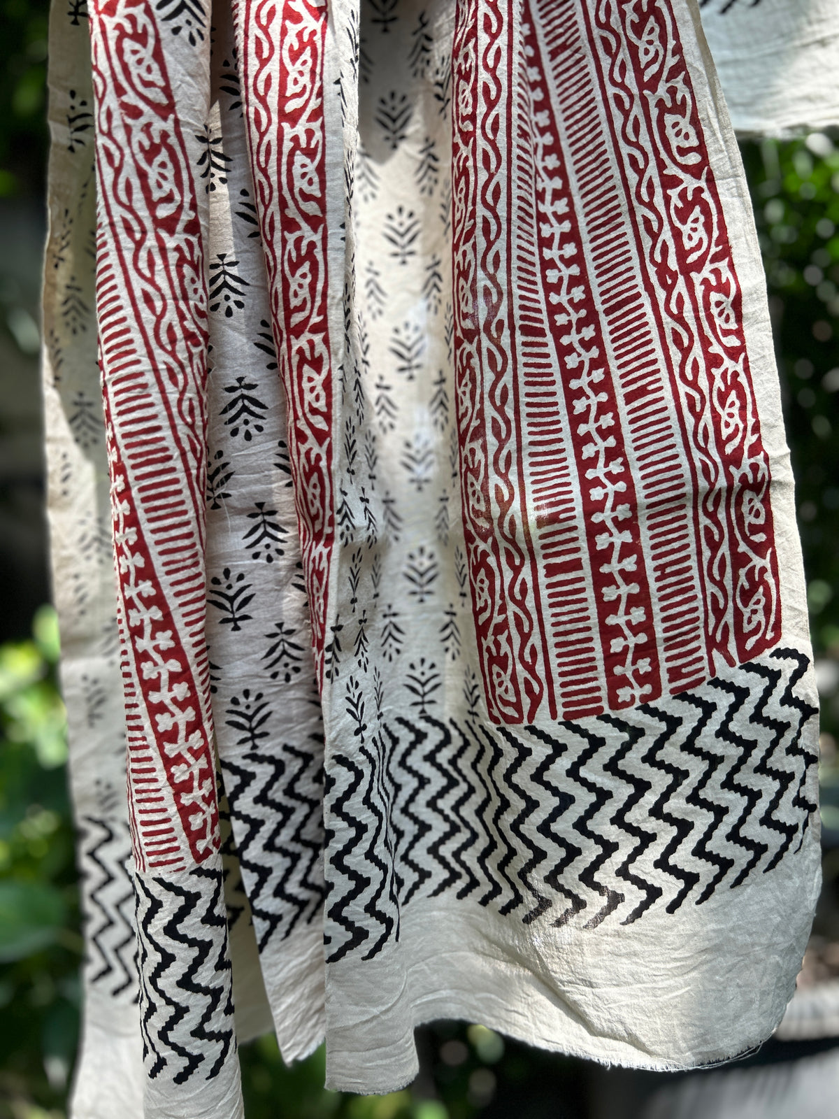 Block Printed Cotton Stole