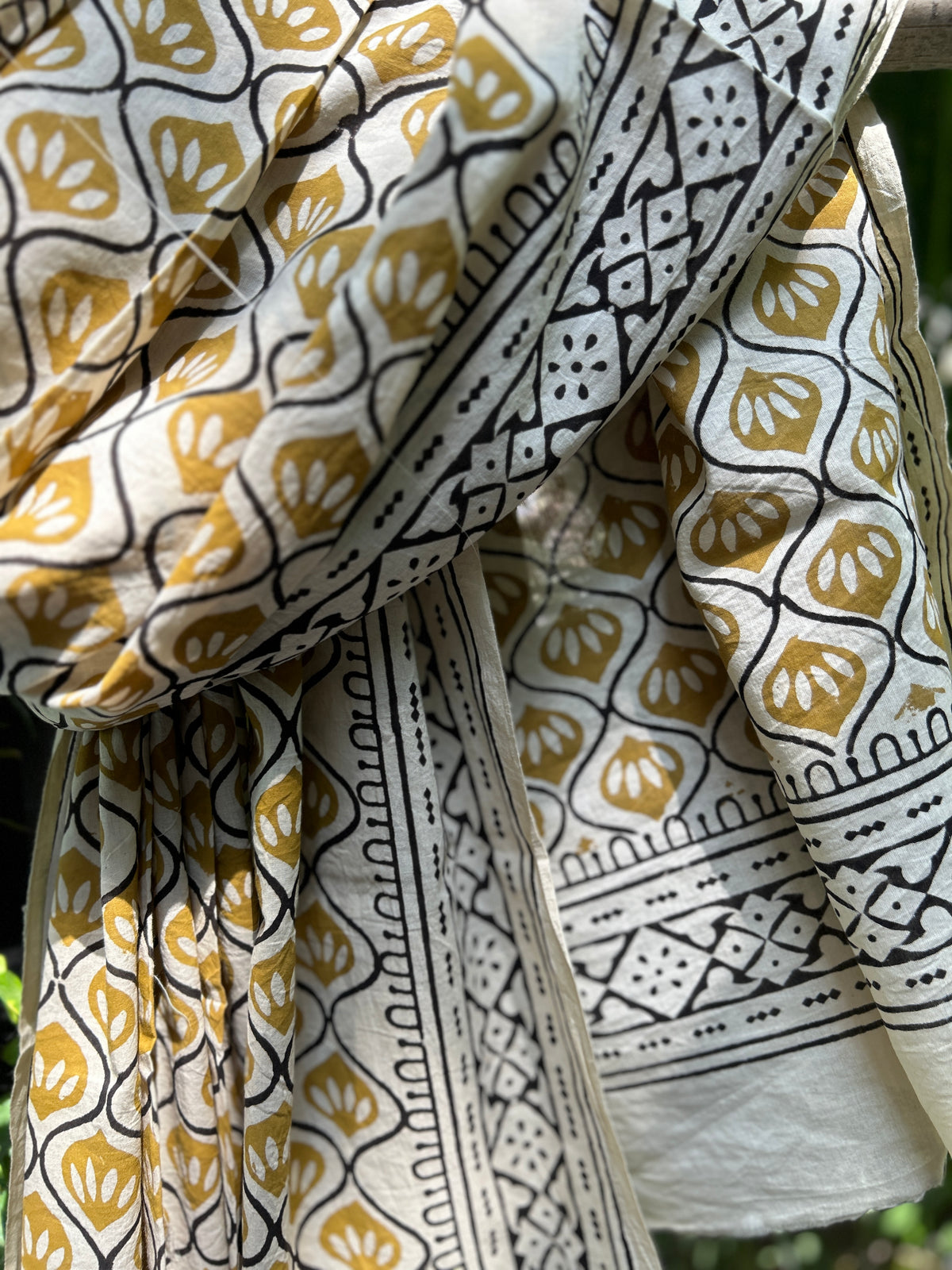 Block Printed Cotton Stole