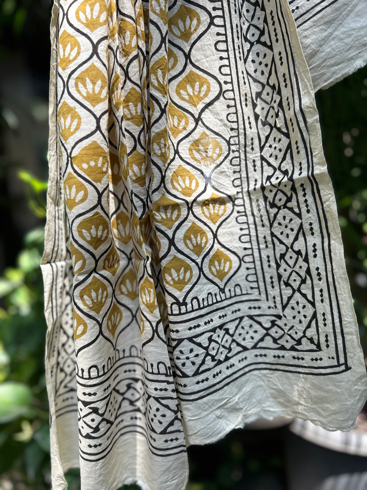 Block Printed Cotton Stole