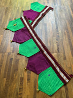 Festive Toran - Green + Pink Khun