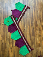 Festive Toran - Green + Pink Khun