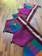 Festive Toran - Madras Checks + Pink Khun