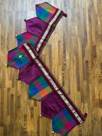 Festive Toran - Madras Checks + Pink Khun