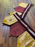 Festive Toran - Brocade + Maroon Khun