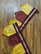 Festive Toran - Brocade + Maroon Khun