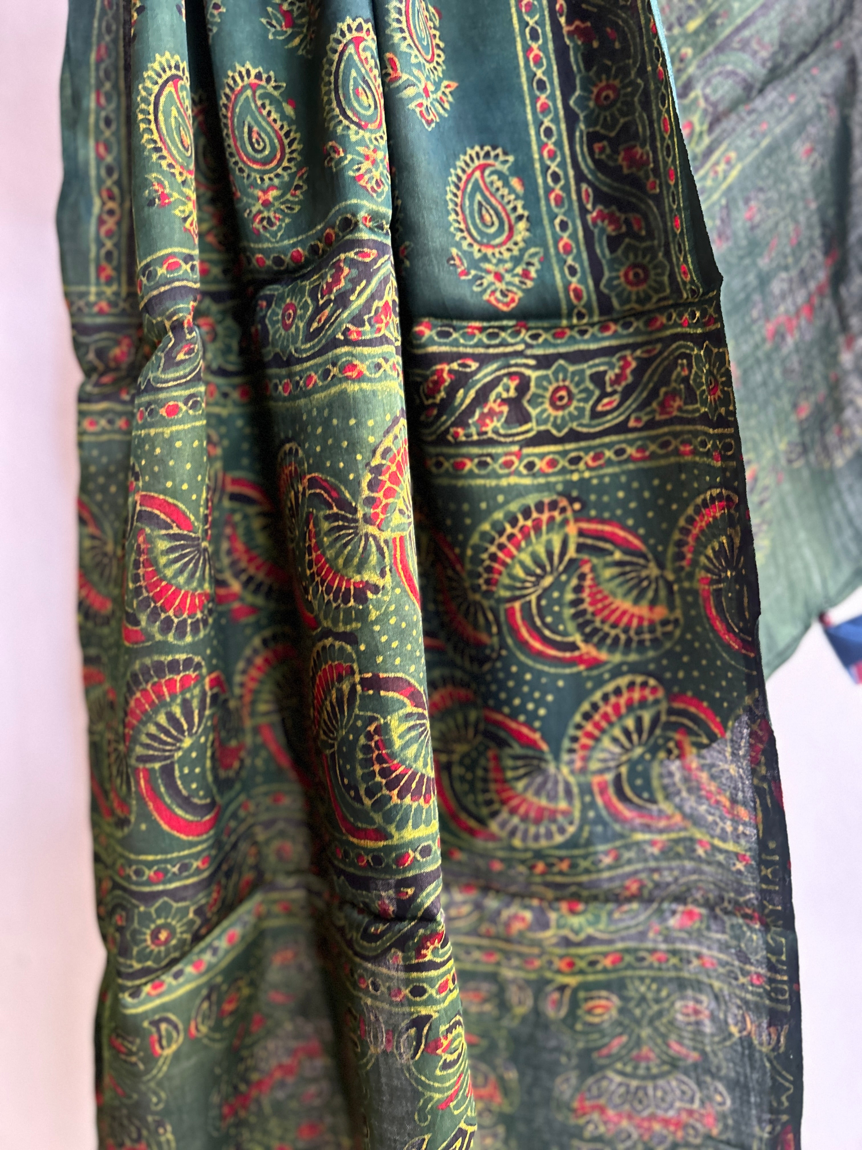 Modal Silk Ajrakh Stole
