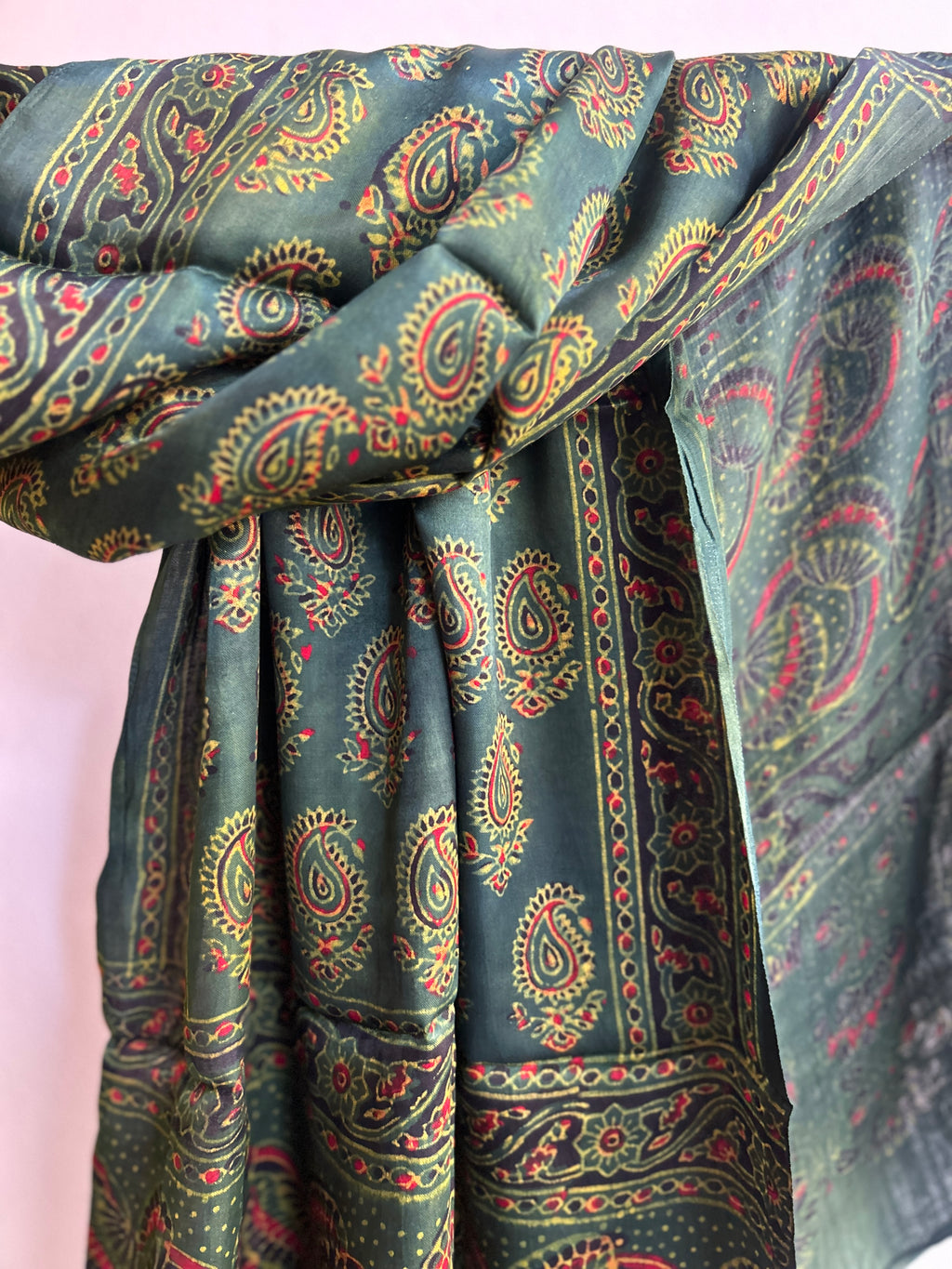 Modal Silk Ajrakh Stole