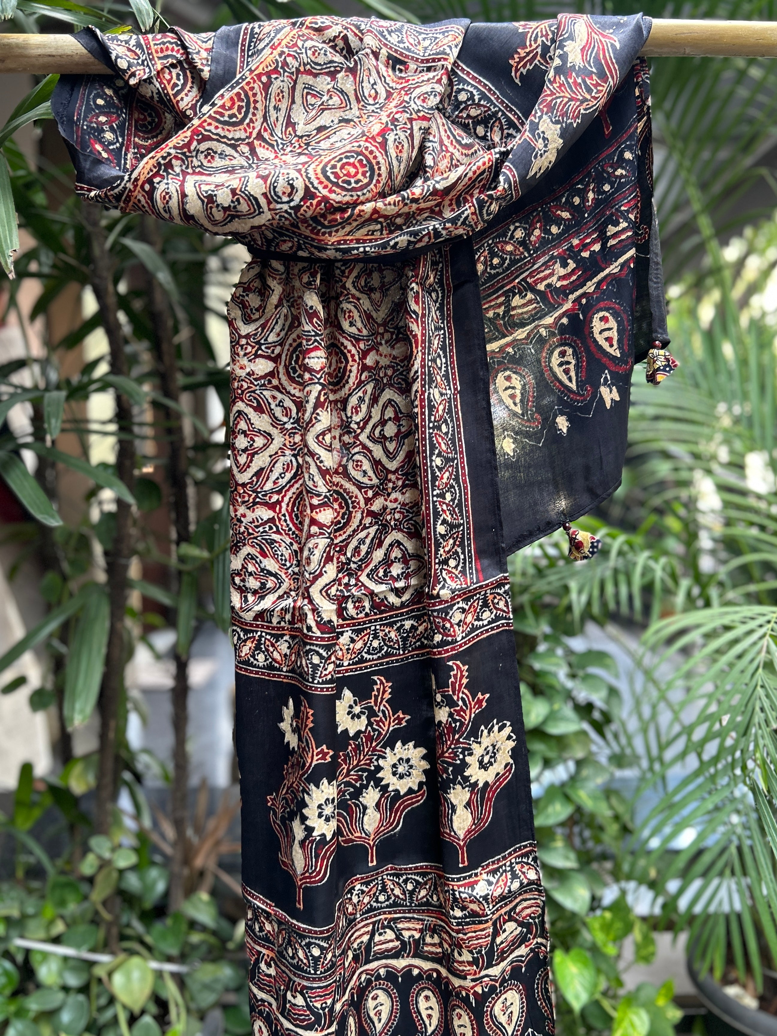 Modal Silk Ajrakh Stole