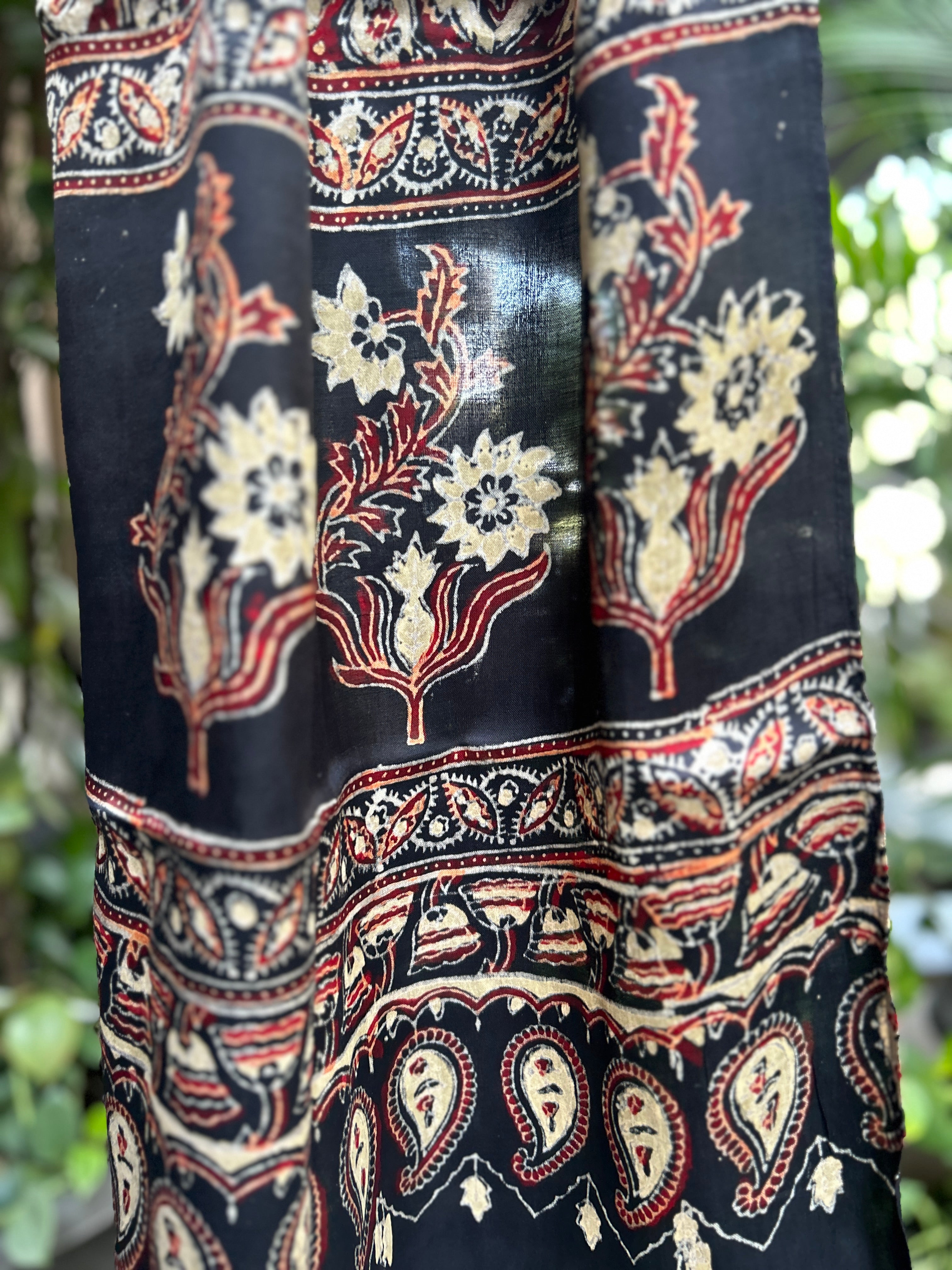 Modal Silk Ajrakh Stole