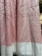 Kashmiri Stole-cum-Shawl - Peach