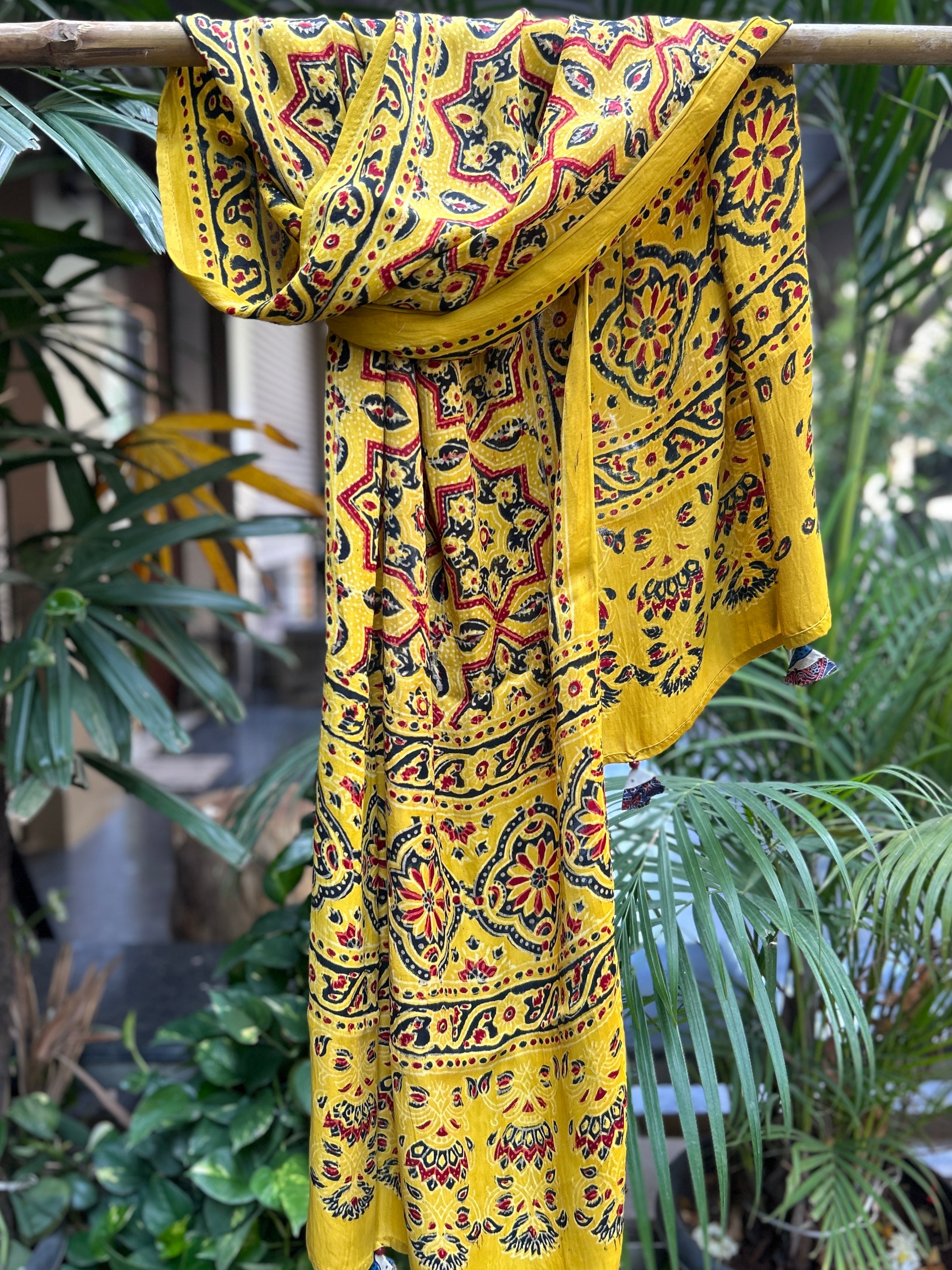 Modal Silk Ajrakh Stole