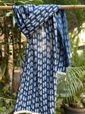 Cotton Stole - Indigo