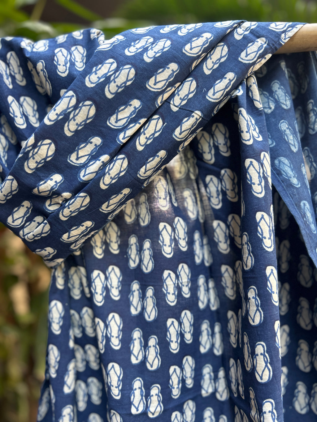 Cotton Stole - Indigo