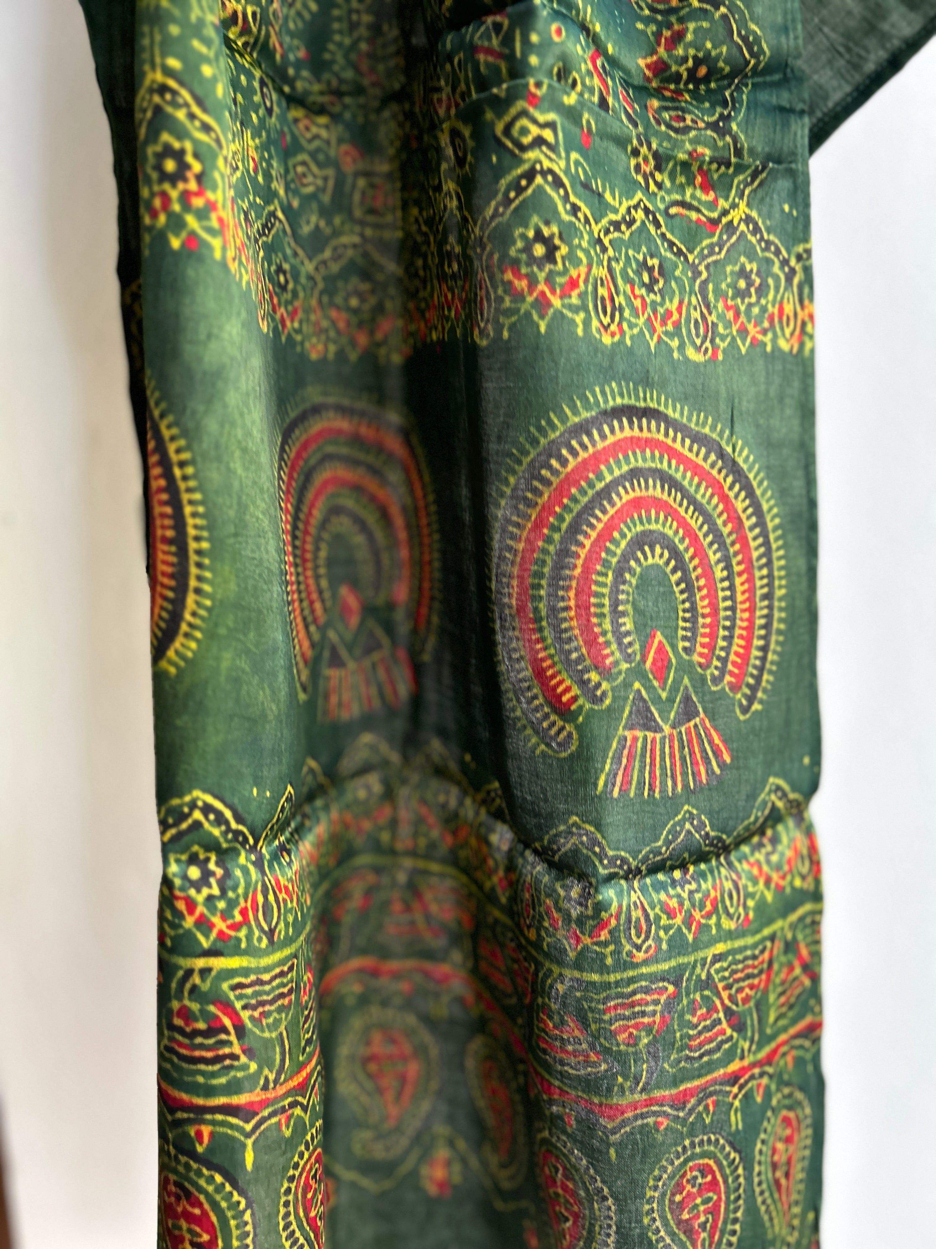 Modal Silk Ajrakh Stole