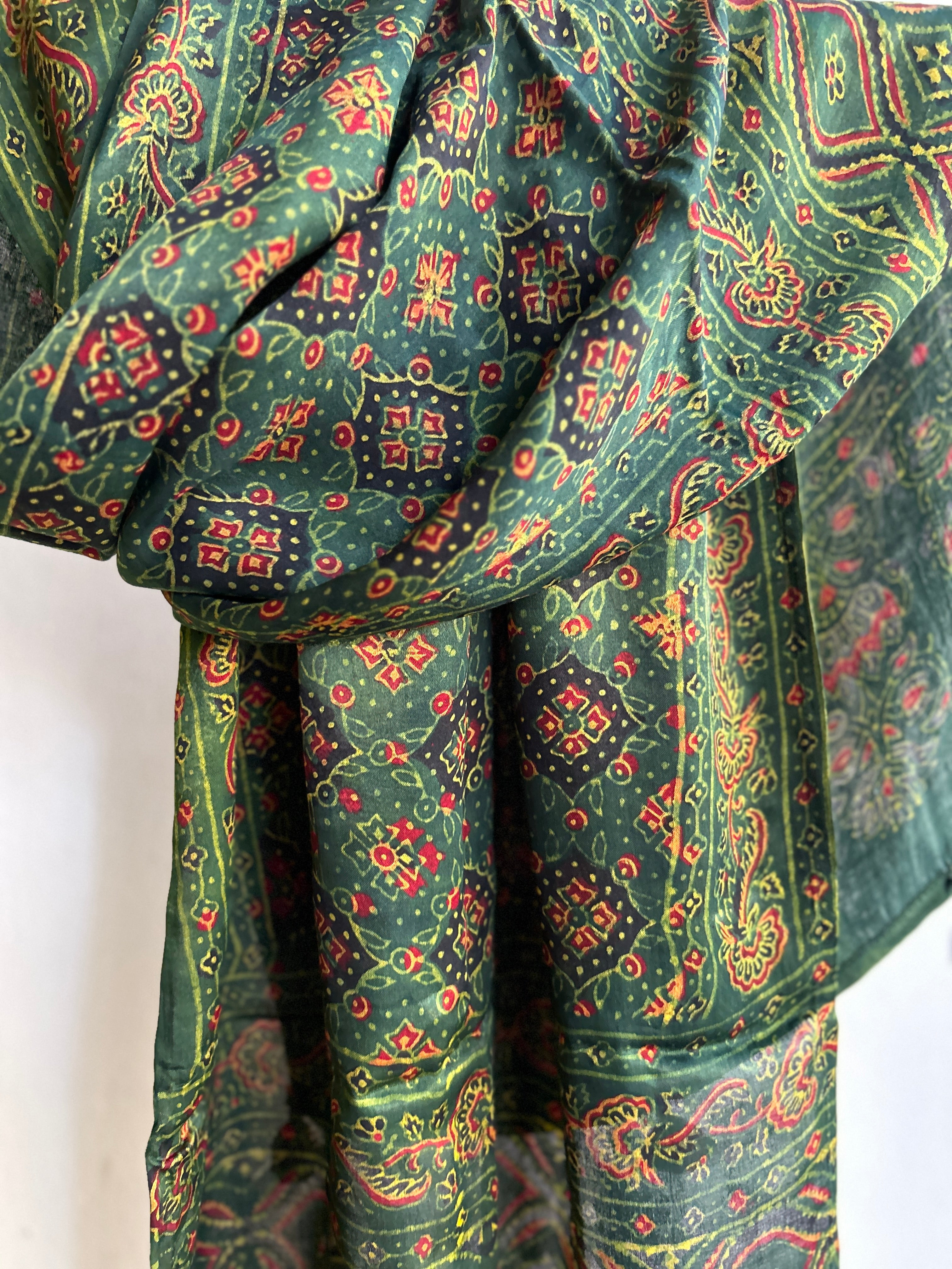 Modal Silk Ajrakh Stole