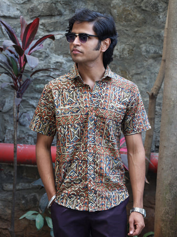 Men's Casual Shirts - Kalamkari