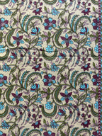 Baagh Double Bedsheet - Purple