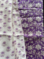 Chanderi Suit Set - Purple