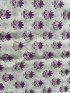 Chanderi Suit Set - Purple