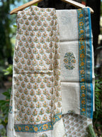 Chanderi Suit Set - Blue