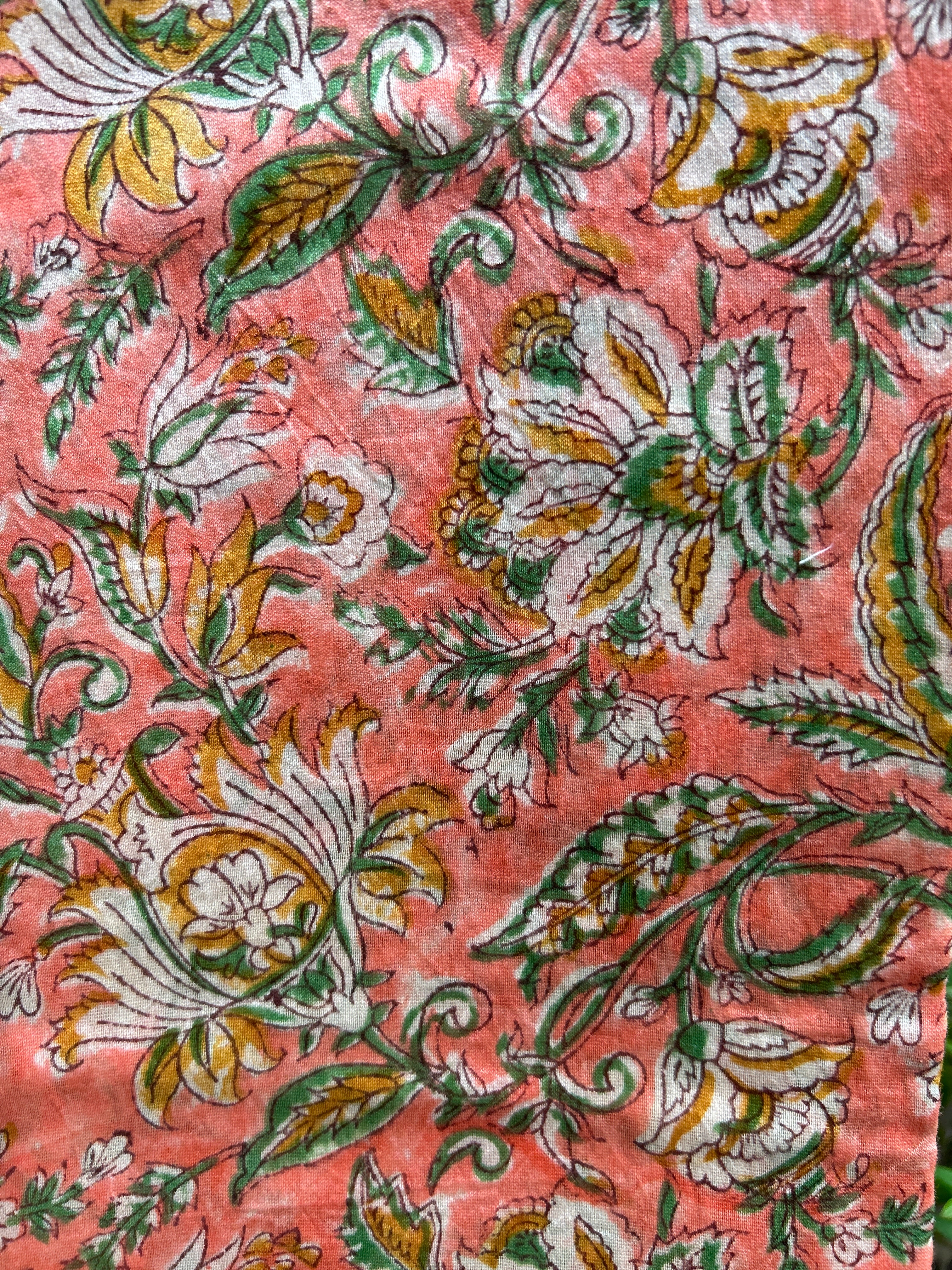 Chanderi Suit Set - Peach