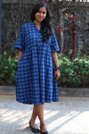 Woman's Long Dress - Indigo