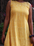 Woman's Long Dress - Yellow