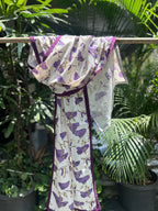 Cotton Stole - Purple