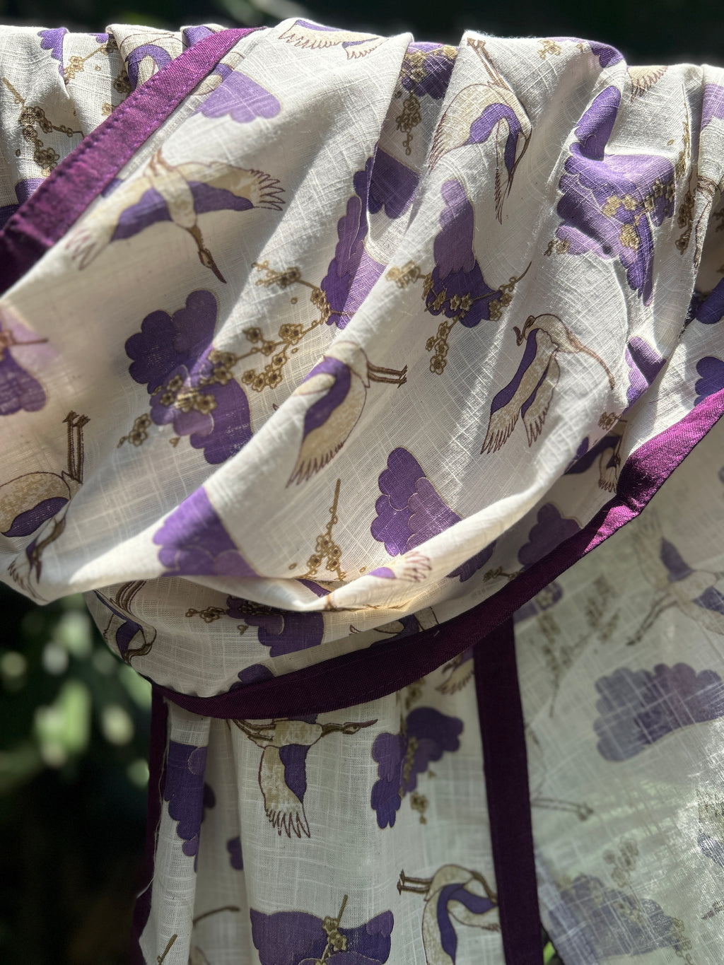 Cotton Stole - Purple