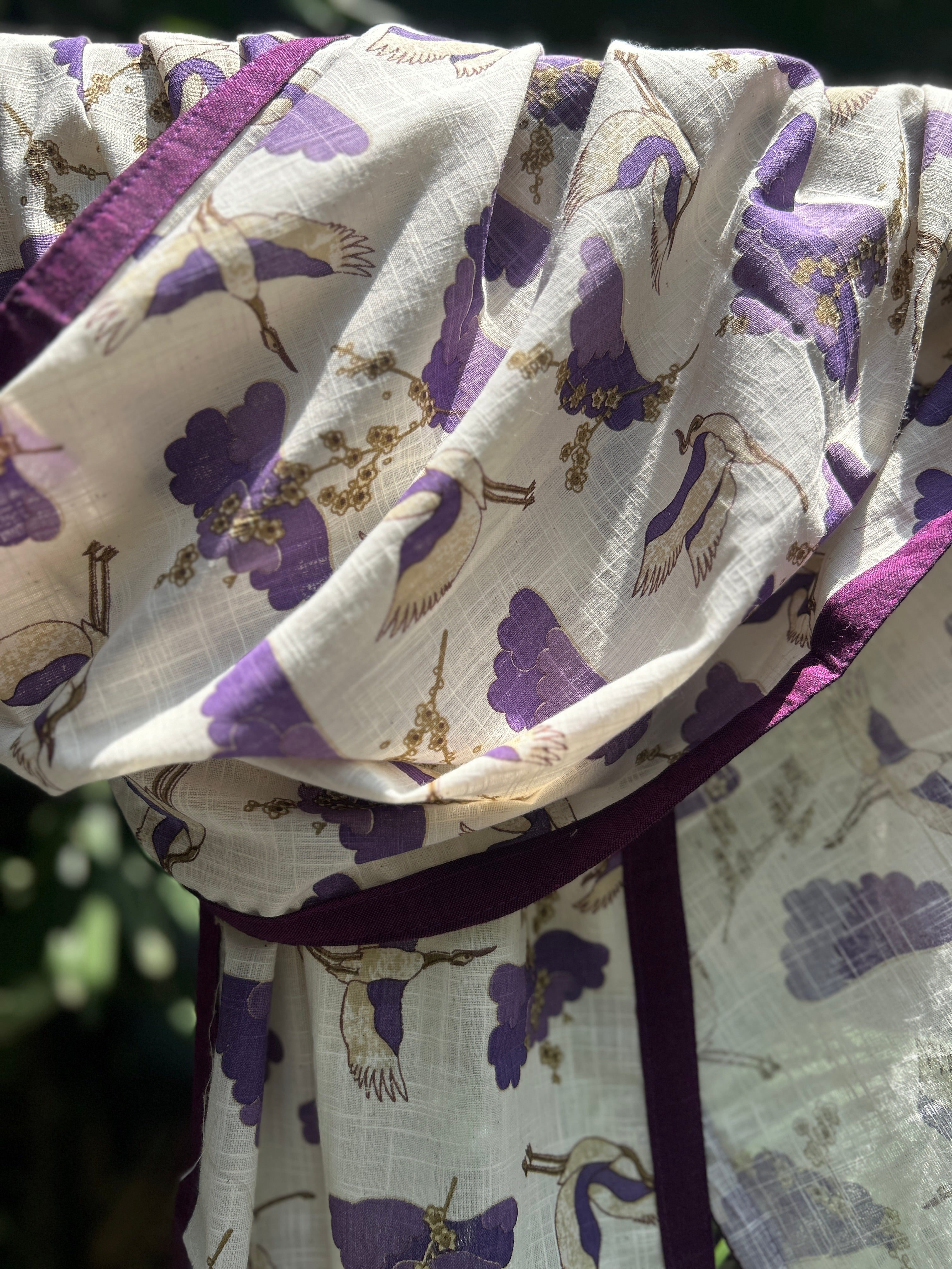 Cotton Stole - Purple