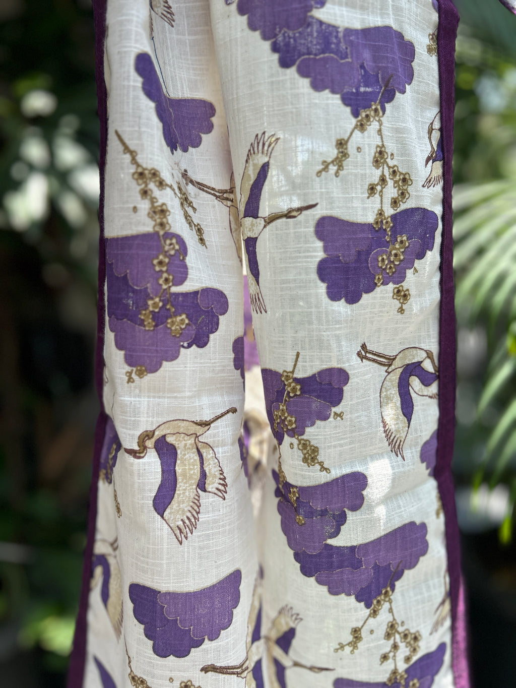 Cotton Stole - Purple