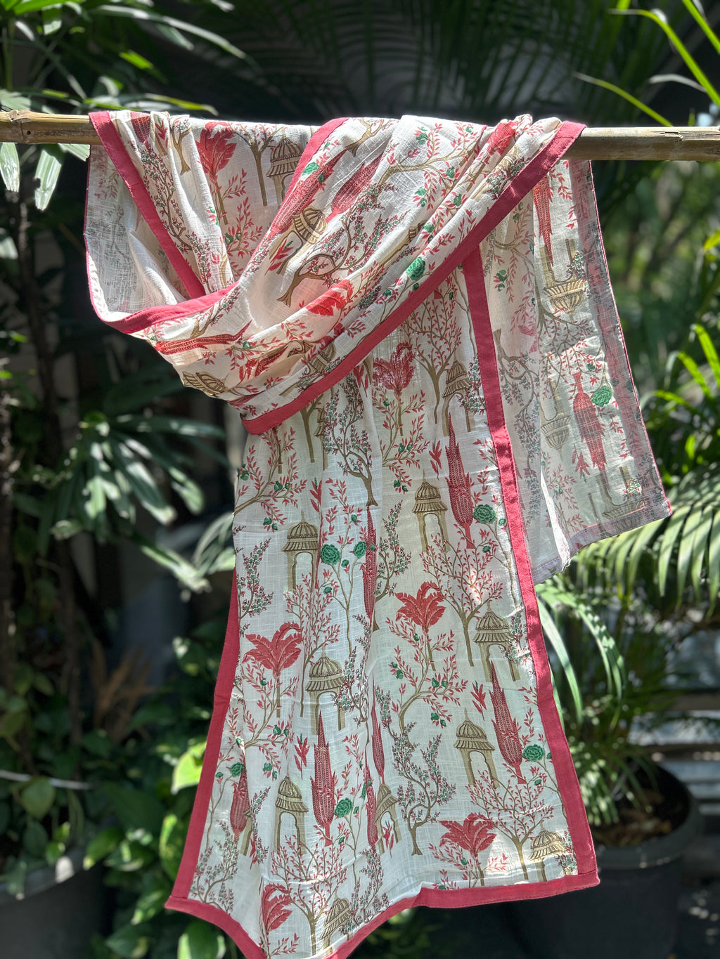 Cotton Stole - Pink