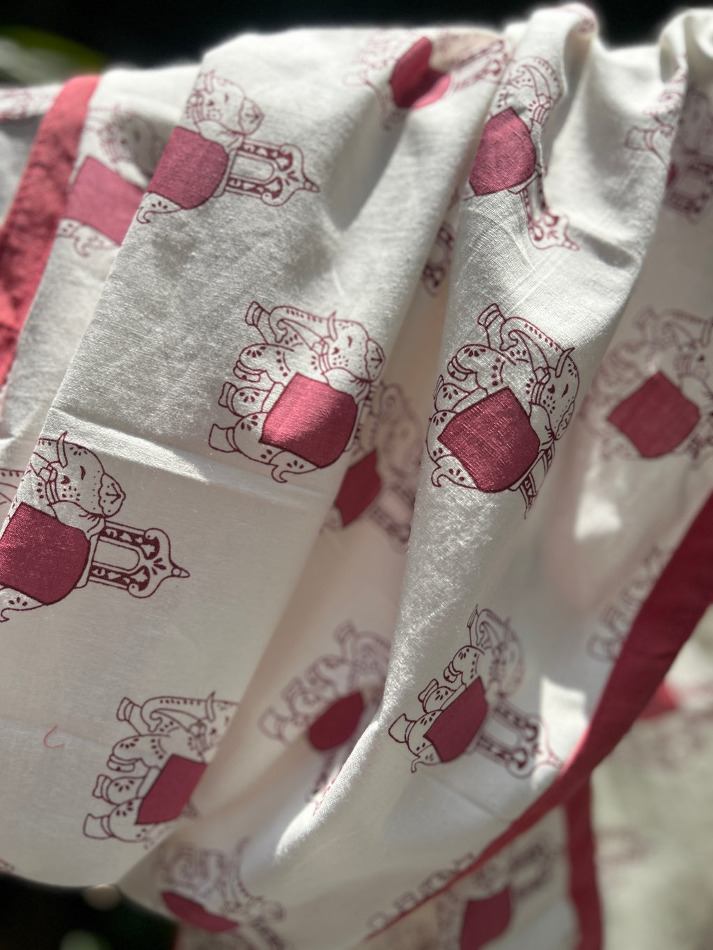Cotton Stole - Pink