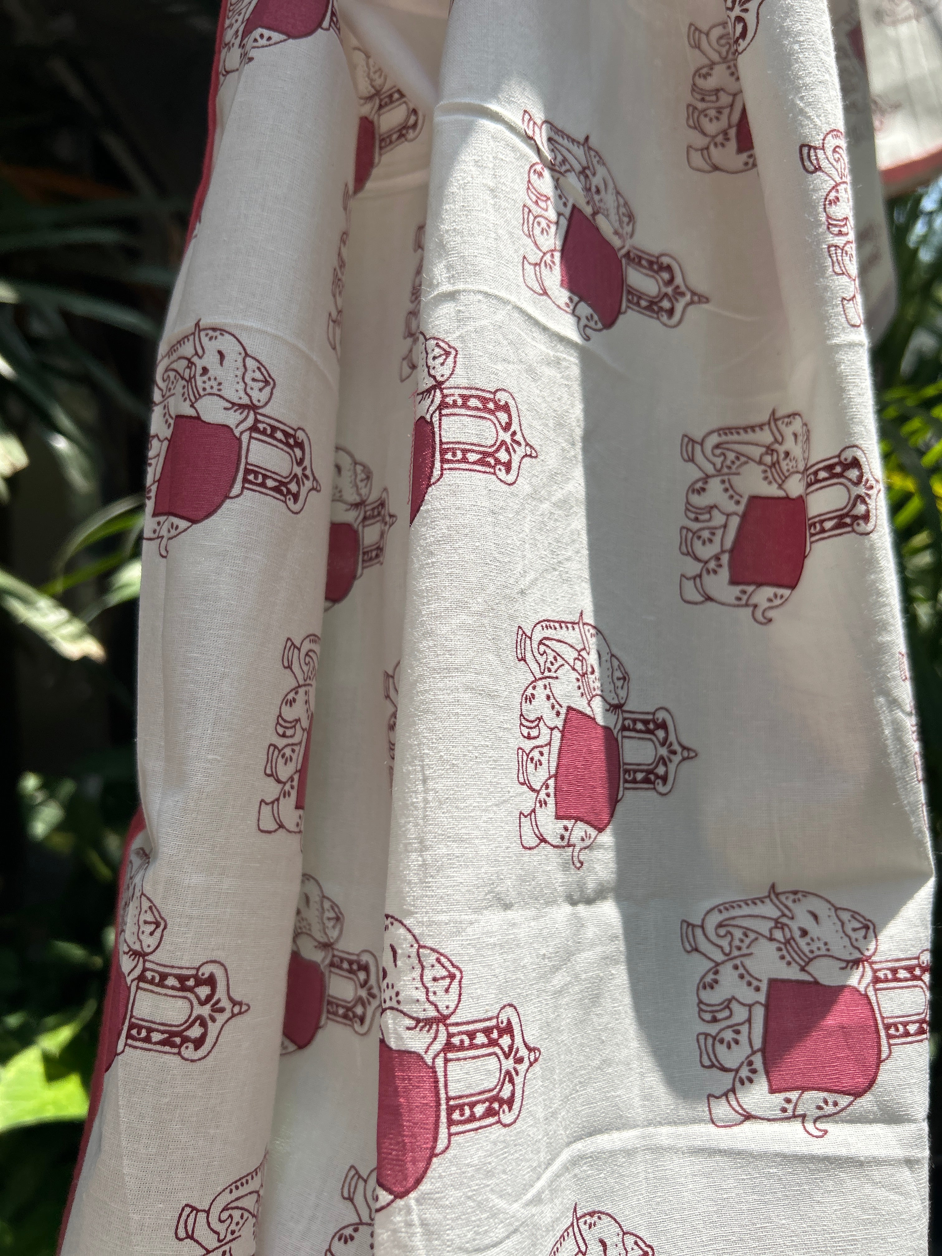 Cotton Stole - Pink