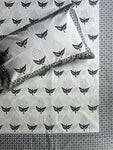 Baagh Double Bedsheet - Grey