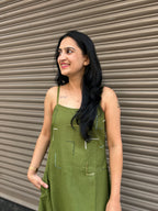 Woman's Casual Dress - Green