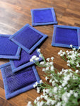 Tea Coasters Set - Purple Khun