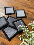 Tea Coasters Set - Silver Khun