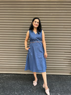 Woman's Casual Dress - Blue