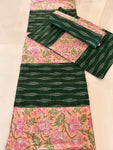 Table Mat & Table Runner Set - Pink Floral & Green
